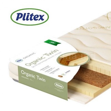 Детский матрас Plitex Organic Twin 120x60x11см (ORG-02/1) A-26